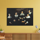 De Regentessen van het Oude Almhouse van de Mannen Canvas Afdruk (Insitu (Woonkamer))