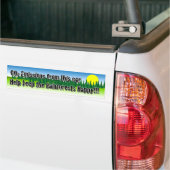 De regenwouden redden bumpersticker (Op Truck)