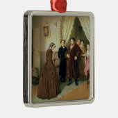 De regering die in het huis van Merchant aantreedt Metalen Ornament (Rechts)