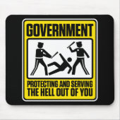 De Regeringswaarschuwing Muismat (Voorkant)