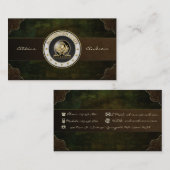 De Regiments [3D] Insignes van de aanwinst van de Visitekaartje (Voorkant / Achterkant)