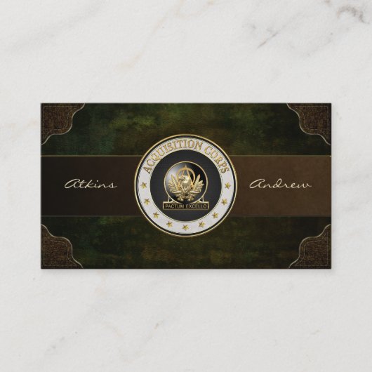 De Regiments [3D] Insignes van de aanwinst van de Visitekaartje (Voorkant)