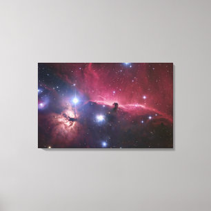 De regio Horsehead Nebula (Barnard33) Canvas Afdruk