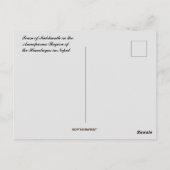 De regio Muktinath Annapurna in Nepal Briefkaart (Achterkant)