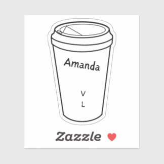 De Regulieren van Amanda Lexie Amanda Coffee Stick Sticker