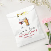 De Rehearsal Dinner van Wine and Brews Before I Do Bedankzakje (Gezegeld)