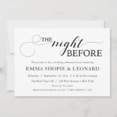 De Rehearsal van het manuscript inwendige foto op Kaart (Voorkant)