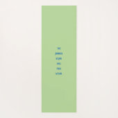 De reis begint.... inspirerend Yoga Mat (Achterkant)