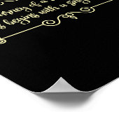 De reis begint met een eenstapsfilosofie Q Poster (Hoek)