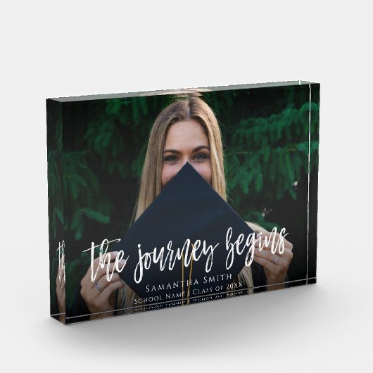 De reis begint Modern Afstuderen van de Kalligrafi Fotoblokken (Links)
