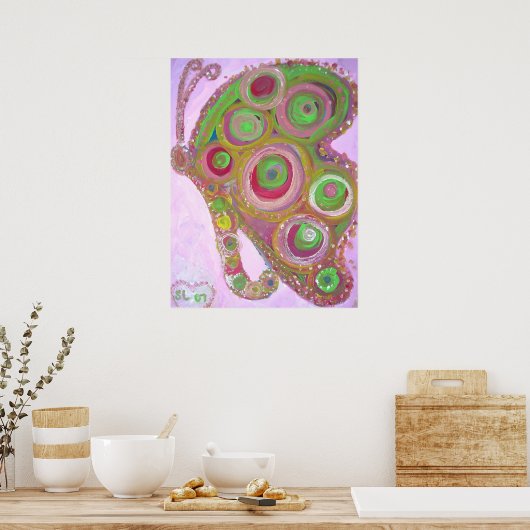 de reis begint poster (Keuken)