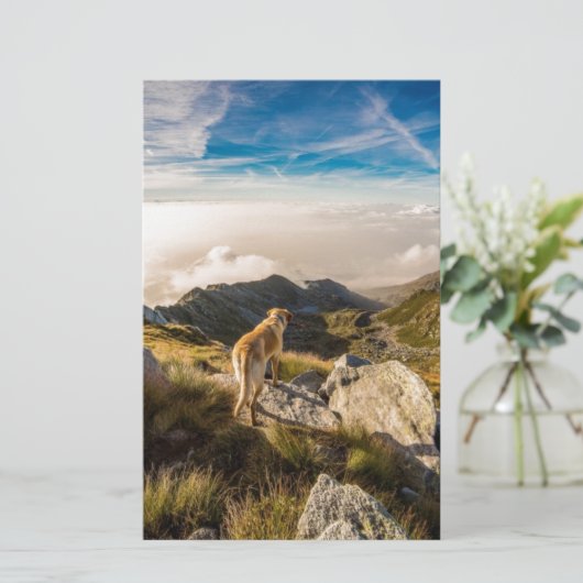 De reis briefpapier (Staand voorkant)