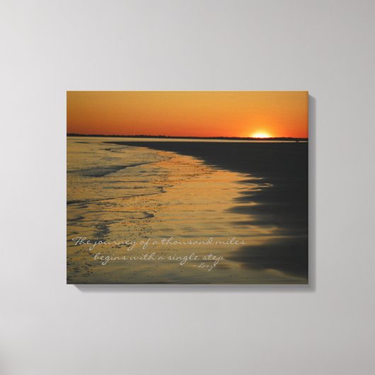 De reis canvas afdruk (Voorkant)
