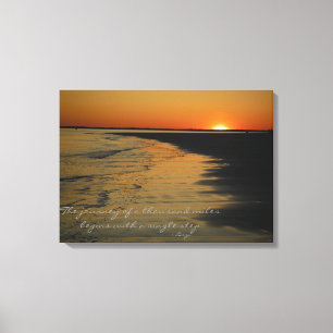 De reis canvas afdruk