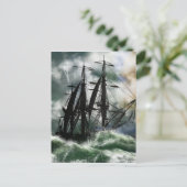 De reis - Columbus die de oceaan verziekt Briefkaart (Staand voorkant)