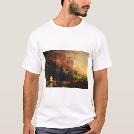 De reis des levens: Kindertijd door Thomas Cole T-shirt (Voorkant)