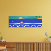 De reis die nooit in 2002 heeft plaatsgevonden canvas afdruk (Insitu (Woonkamer))