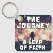 De reis - een sprong van het geloof sleutelhanger (Voorkant)