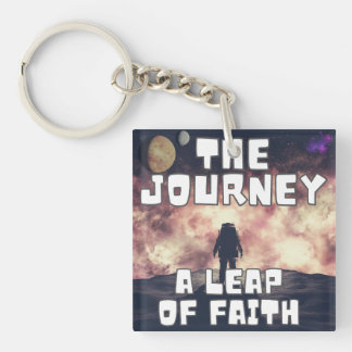 De reis - een sprong van het geloof sleutelhanger