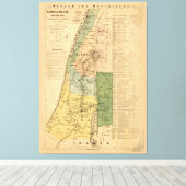 De reis en de akte van Jezus (1881) Canvas Afdruk (Insitu (Houten vloer))