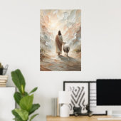 De Reis Huis De Goede Herder Jezus Pasen Poster (Thuiskantoor)