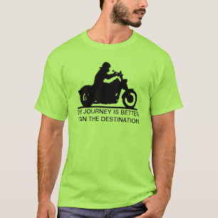 De reis is beter dan de bestemming t-shirt