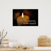 De reis is de beloning poster (Keuken)