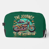 De reis is de bestemming:  motorfiets toilettasje (Voorkant)