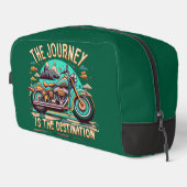 De reis is de bestemming:  motorfiets toilettasje (Rechterhoek)