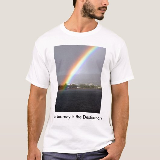 De reis is de bestemming T-shirt (Voorkant)