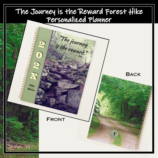 De reis is de Reward Forest Hike gepersonaliseerd Planner