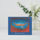 De reis is het cadeau-briefkaart briefkaart (Staand voorkant)