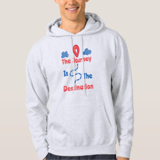 De reis is het doel hoodie