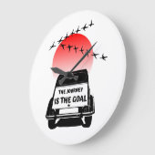 De reis is het doel Sunset - oldtimer 2CV Grote Klok (Hoek)