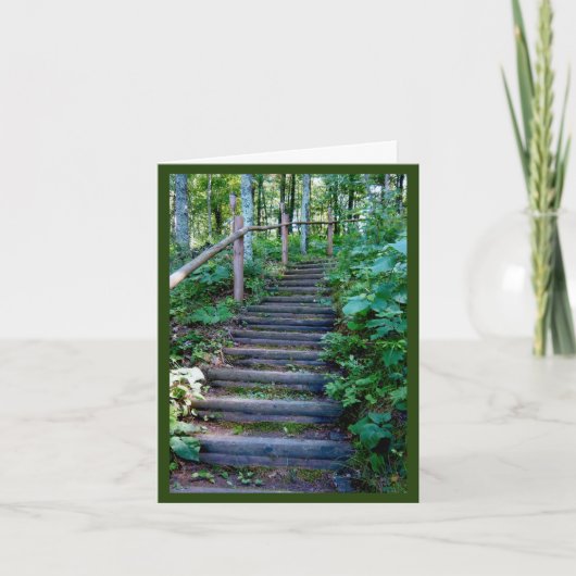 De reis is stap voor stap kaart (Voorkant)