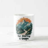De reis is uniek koffiemok (Center)
