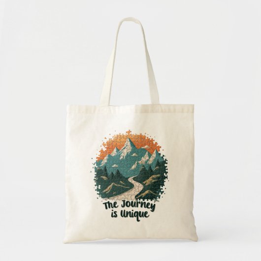 De reis is uniek tote bag (Voorkant)