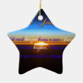 De reis keramisch ornament (Voorkant)