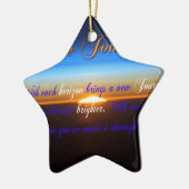 De reis keramisch ornament (Links)