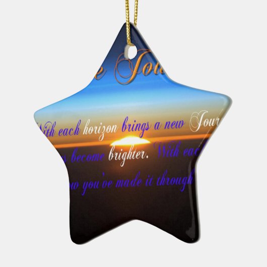 De reis keramisch ornament (Links)