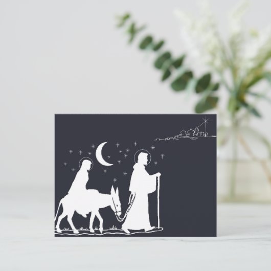 De reis naar Bethlehem Briefkaart (Staand voorkant)