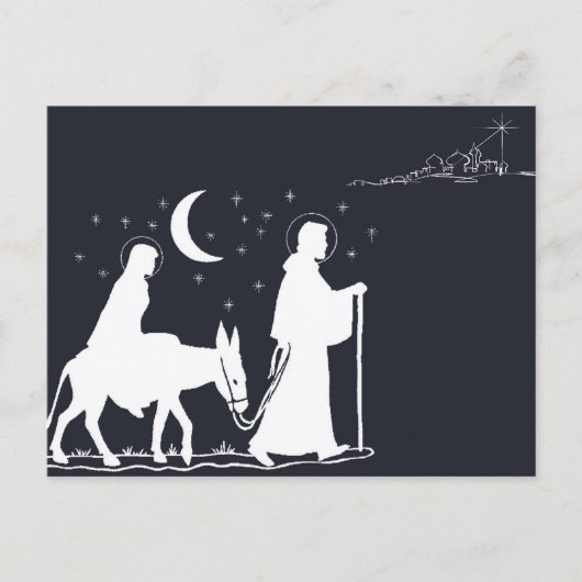 De reis naar Bethlehem Briefkaart (Voorkant)