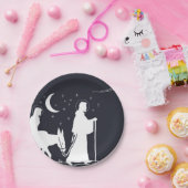 De reis naar Bethlehem Papieren Bordje (Feest)