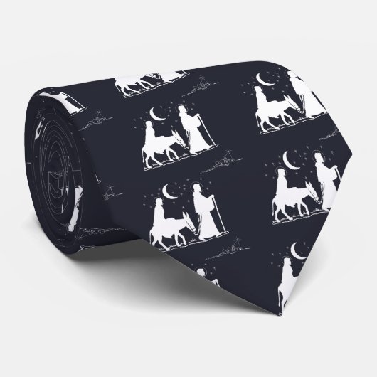 De reis naar Bethlehem Stropdas (Opgerold)