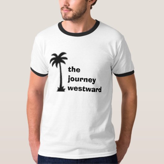 de reis naar westwaarts t-shirt (Voorkant)