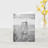 De Reis Notecard van de Pracht van het Art deco Kaart (Gele Bloem)