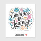 De reis omhelzen sticker (Vel)