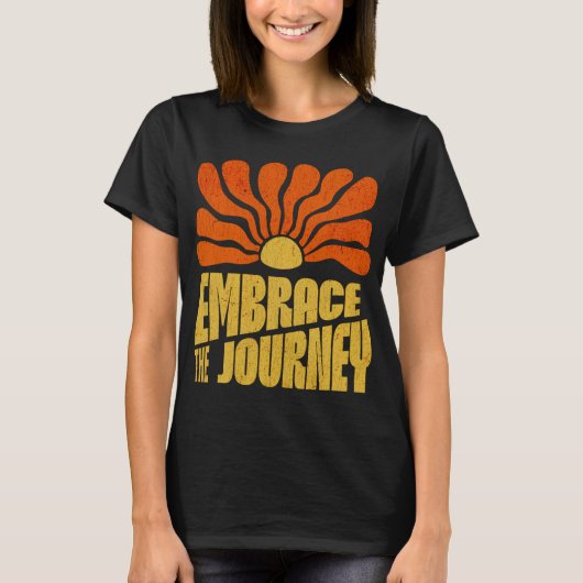 De reis omhelzen t-shirt (Voorkant)