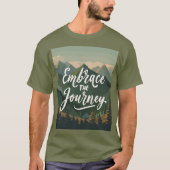 De reis omhelzen t-shirt (Voorkant)