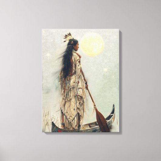 De reis - omwikkeld canvas afdruk (Voorkant)